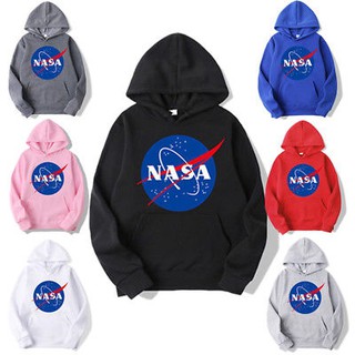 Image of 10 Color Fashion Casual Men's Hoodie Cotton Loose Space NASA Printing Couple Student Hoodie Jacket Fashion