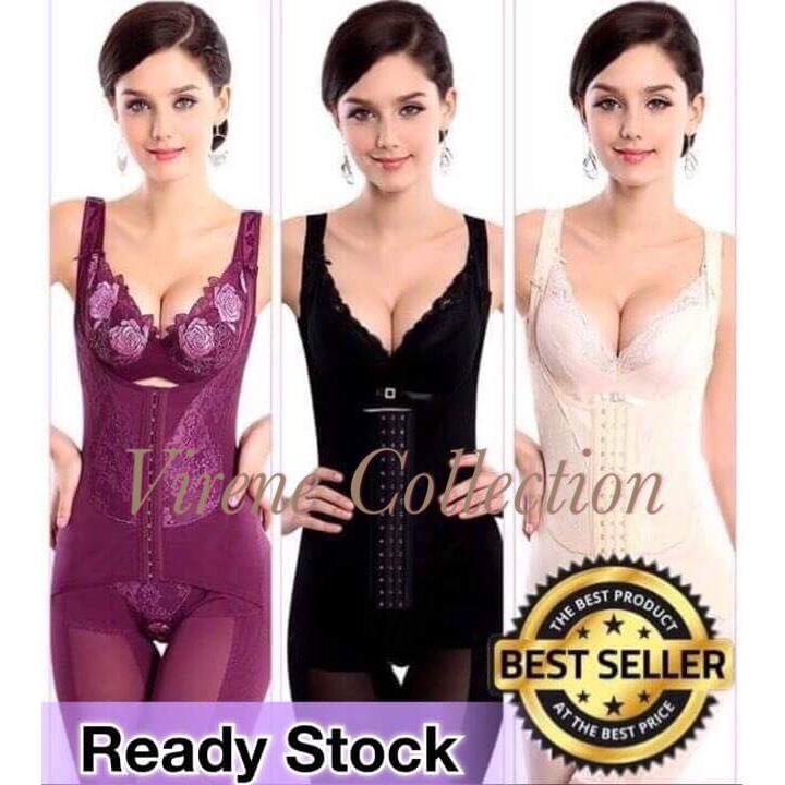 Magnetic Corset Full Body Wholesale Ultra Slim Slimming Full Body Corset Body Shapewear Ready Stock Shopee Singapore