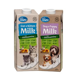[Bundle of 4/8] Pets Own Lactose Free Glucosamine Pets Milk 1L