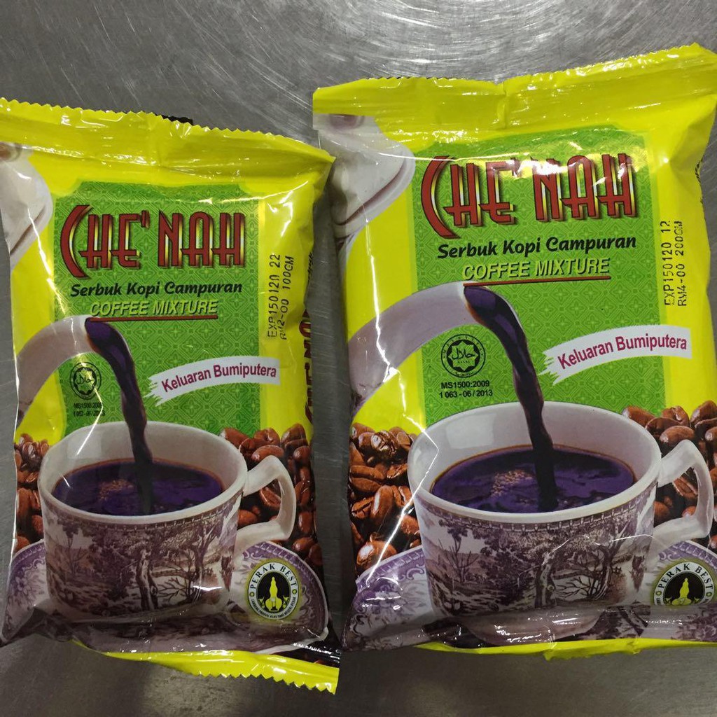 Shop Malaysia Che Nah Coffee Package 100g 200g Yellow Shopee Singapore