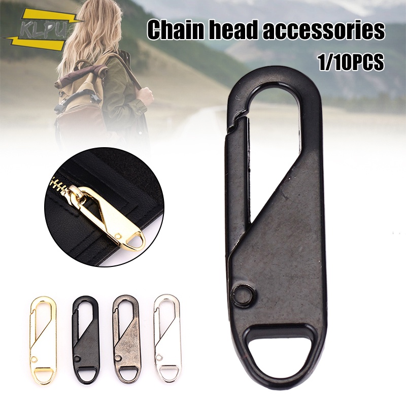 Universal Detachable Zipper Puller 1/10pcs Metal Zipper Repair Kit for