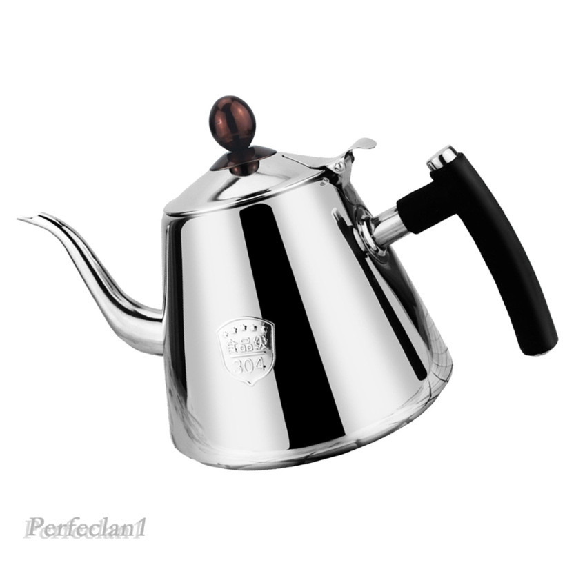 1.2L Stainless Steel Stove-top Teapot Tea Coffee Pot Kettle Heat Resistant Hand 