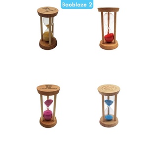 [YYDS] 10Minute Wooden Frame Sand Egg Timer Hourglass Kitchen Cooking Sand Timer Yellow #6