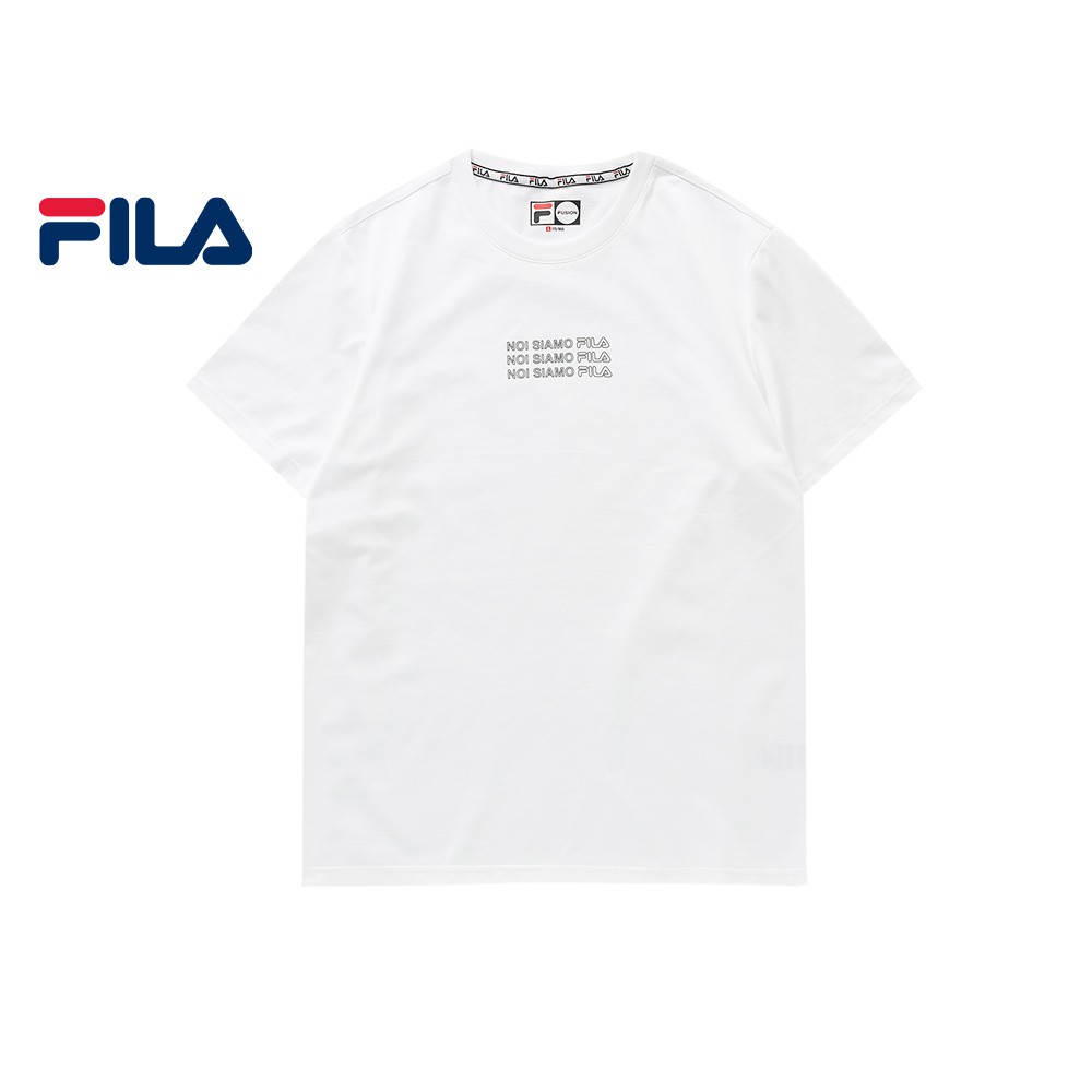 fila men's t shirt white