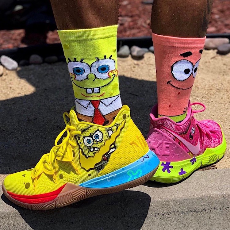 Ready Stock Nike Kyrie 5 x Spongebob 