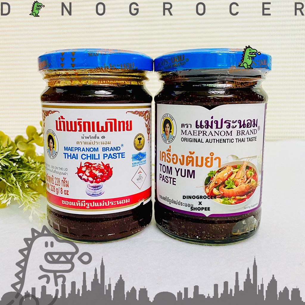 Shop Malaysia Halal Ready Stock Thailand Maepranom Brand Sauce Paste Tom Yum Thai Chili Paste 228g Shopee Singapore