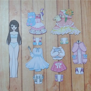 beautiful anime paper dolls