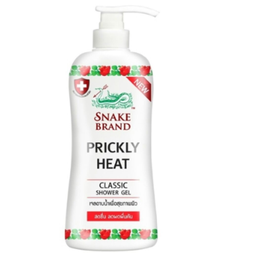 Snake Brand Prickly Heat Relaxing Shower Gel 450ml Shopee Singapore