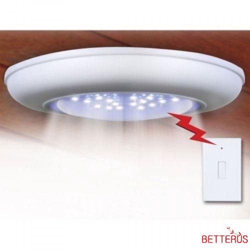 Gt New Battery Operated Wireless Cordless Ceiling Wall Light With Remote