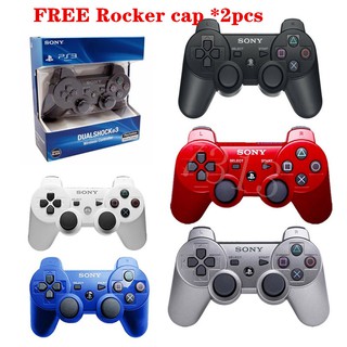 【FREE Rocker cap*2pcs】PS3 Playstation 3 Bluetooth Smart Wireless Dualshock 3 SIXAXIS Controller Android Gamepad