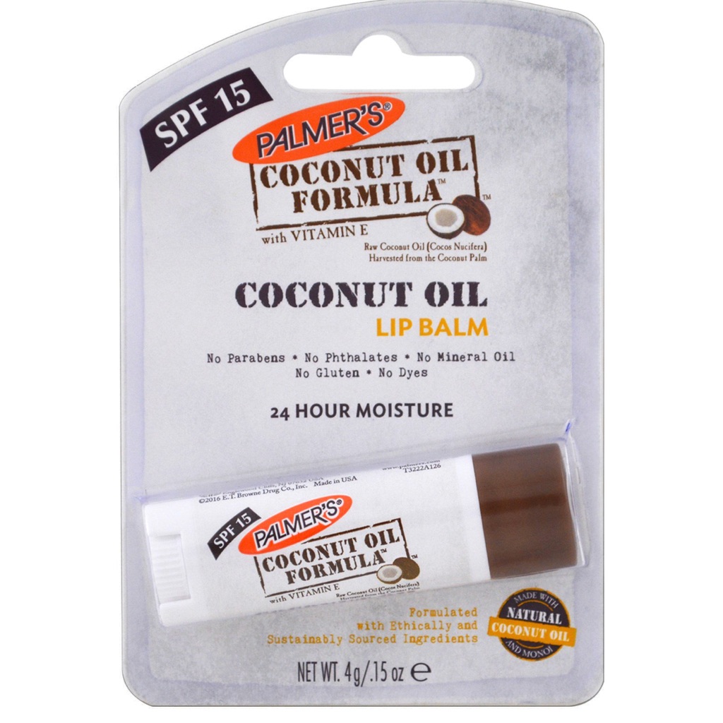 Palmer’s Coconut Oil Lip Balm, SPF15, 4g Shopee Singapore
