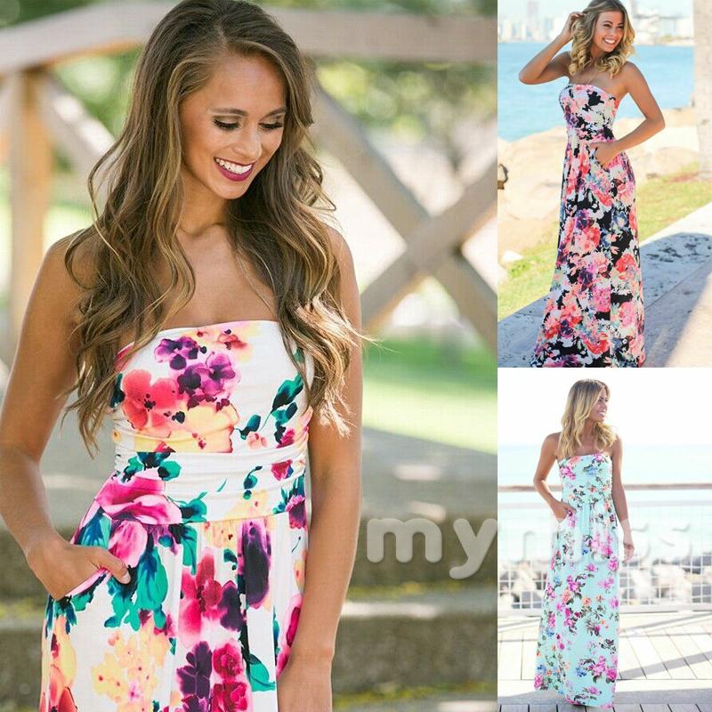 long floral sundress