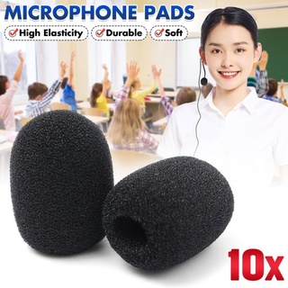 【TRSBX】Headset Microphone Pads Replacement Thick Windscreen Black Clean Cover