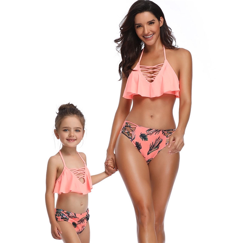 mom baby swimsuit