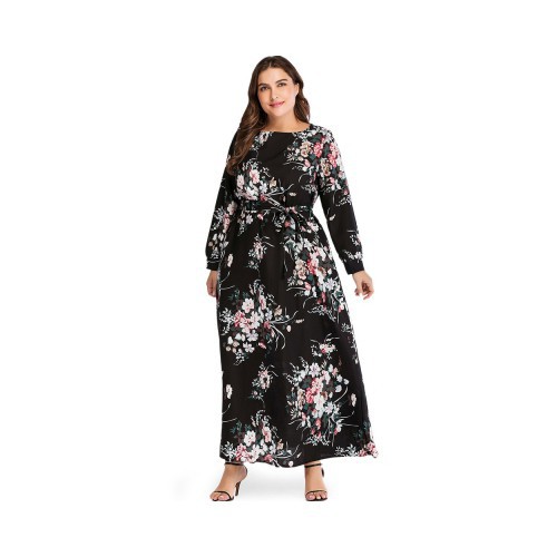 maroon floral maxi dress