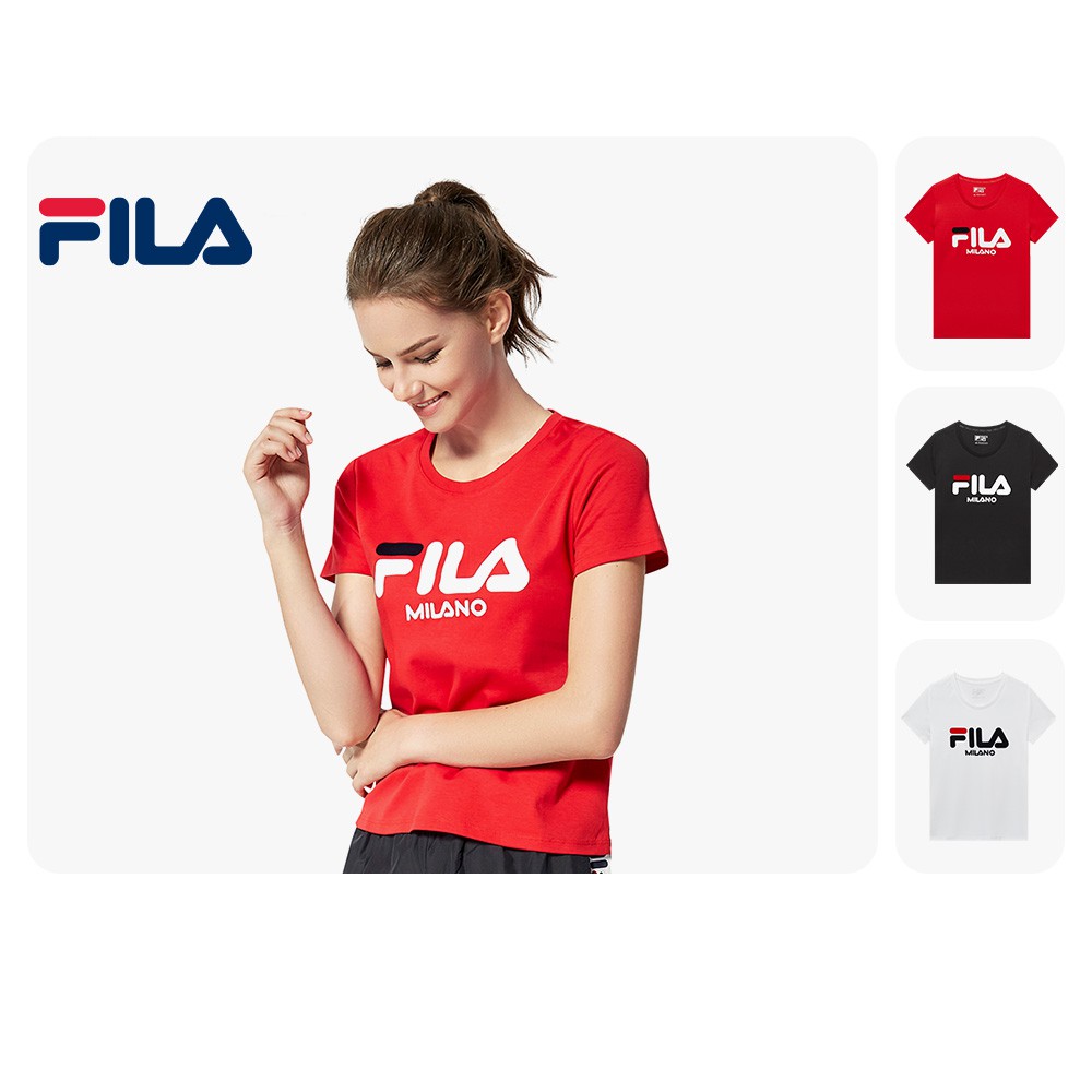red fila t shirt women's