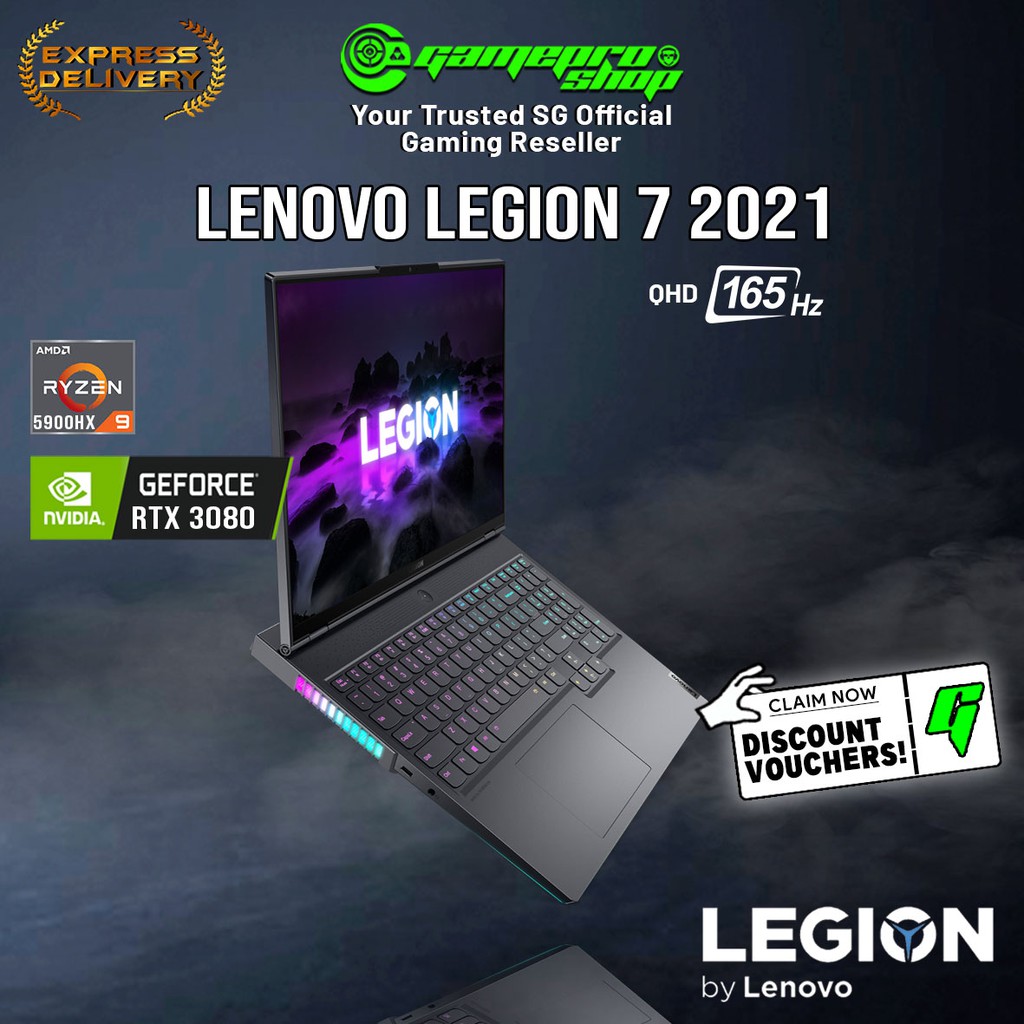 [Preorder 11/4] Lenovo Legion 7 2021 Gaming Laptop (Ryzen 9 5900HX