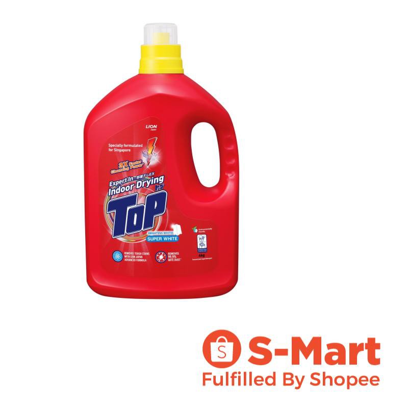 Top Liquid Detergent Super White, 4KG Shopee Singapore