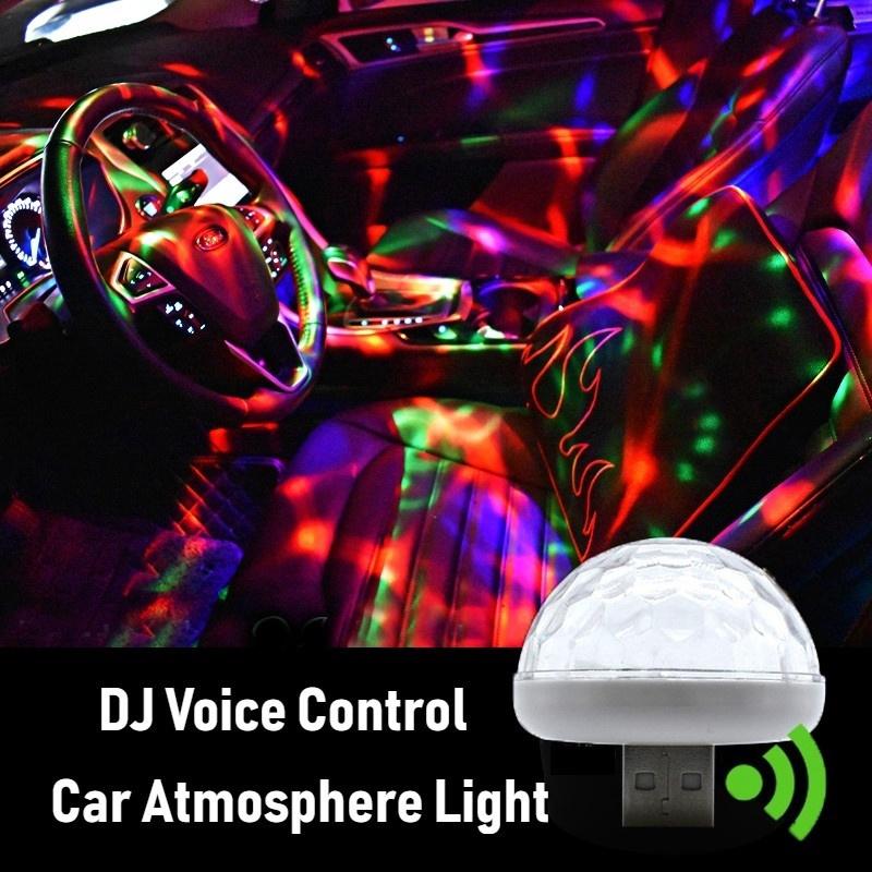 Multi Color USB Led Car Interior Lighting Kit Atmosphere Light Neon Lamps