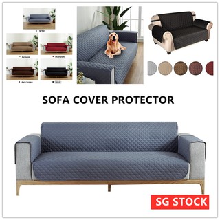 Sg Stock Sofa Cover Protector 1 2 3 4 Seater Water Proof Sofa Protector Shopee Singapore