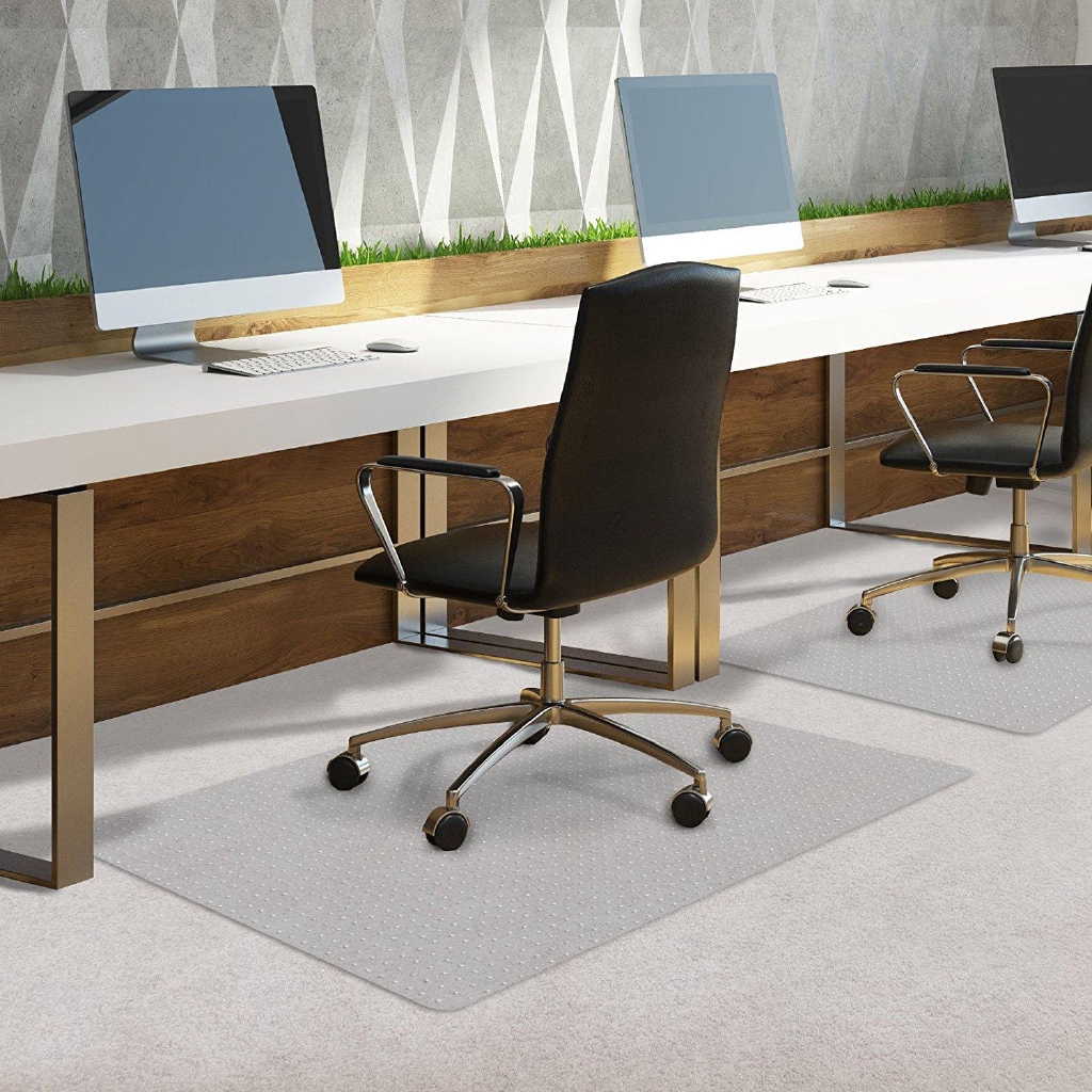 pvc chair mat for hard floors  36" x 48" multiple sizes available clear
