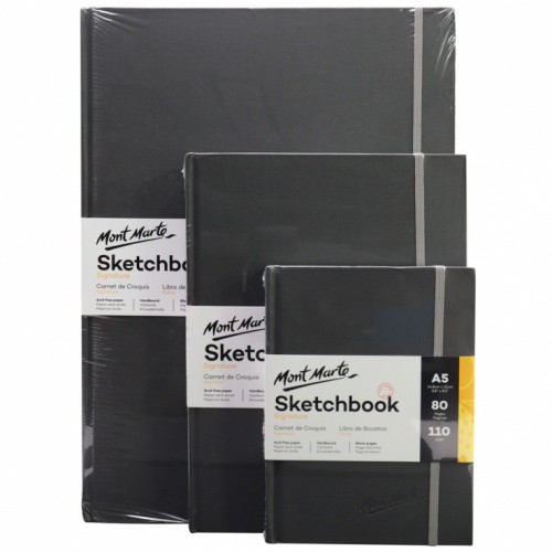 Mont Marte Signature Hardbound Sketch Book 110gsm A3/A4/A5 Shopee