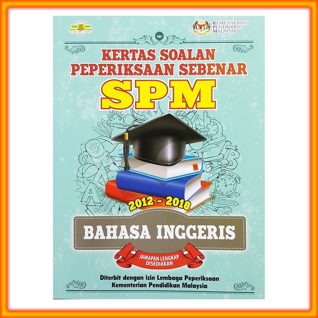 Training Book Spm Sebenar Spm Sebenar Problem Paper Inggeris 2019 Pass Year Shopee Singapore