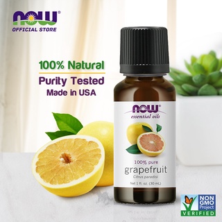 NOW Essential Oils, Grapefruit Oil, Sweet Citrus Aromatherapy Scent, Cold Pressed, 100% Pure, Vegan, (30ml) #1