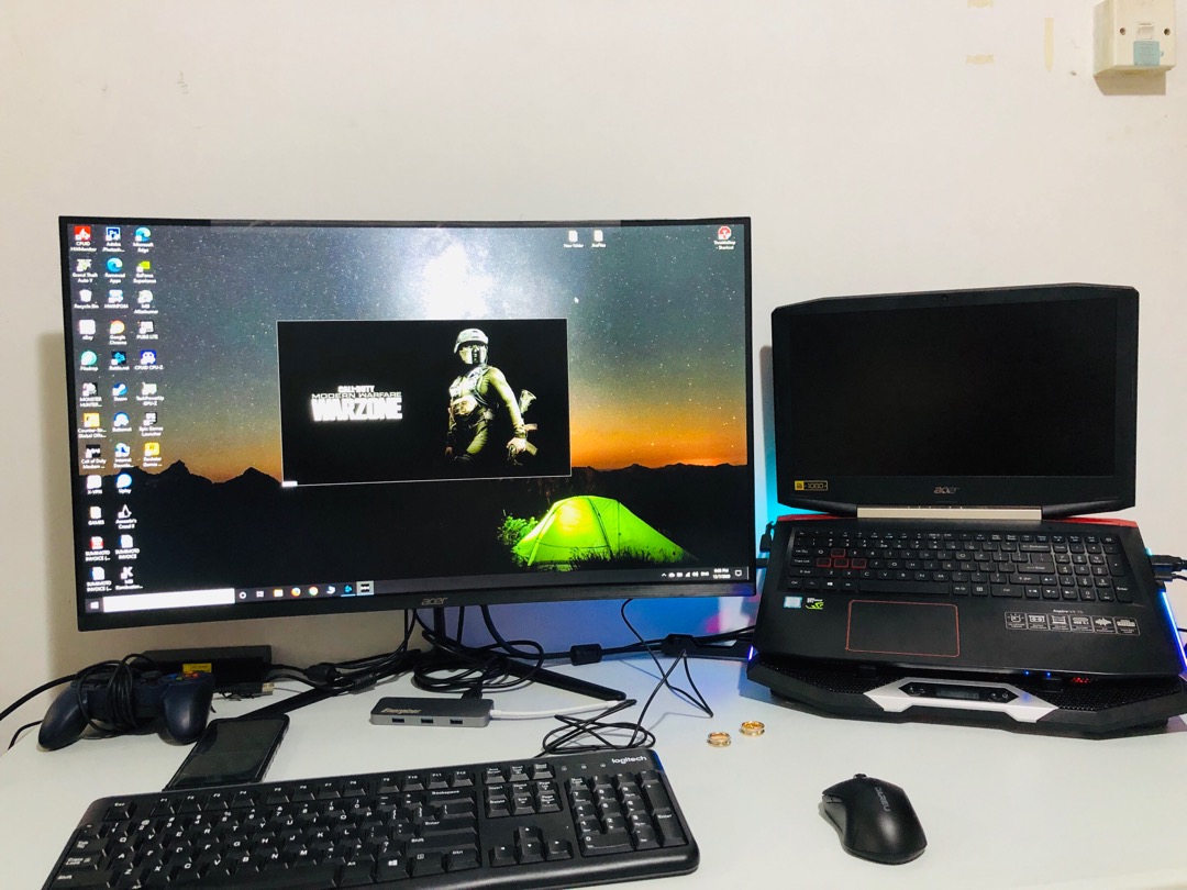 Acer ED320QR P 31.5 Inch FHD Curved E2E (VA) NEW Gaming Monitor With