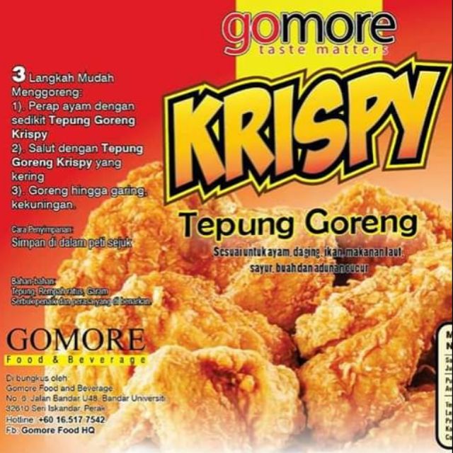 Krispy Tepung Goreng Ala Kfc Shopee Singapore