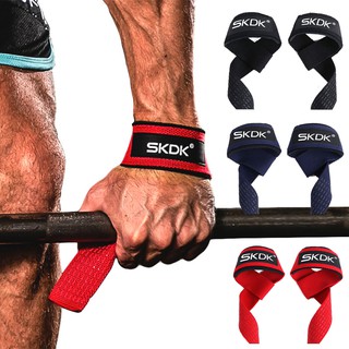2pcs/Pair Gym Fitness Weight lifting Straps Dumbbell Hand Grips Training Wrist Support Bands For Barbell Pull Up