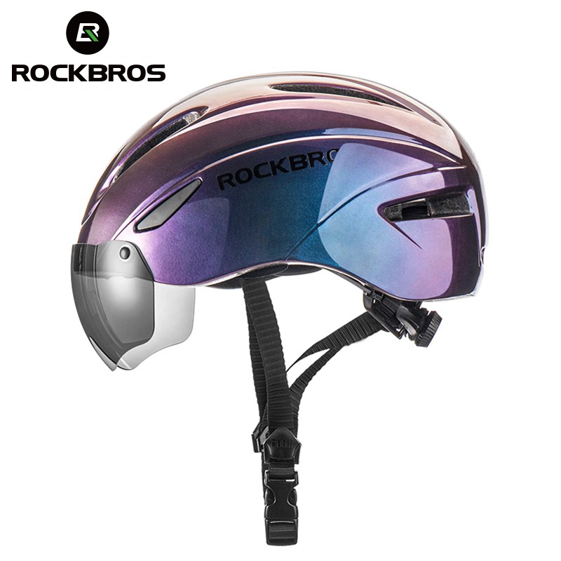 bike helmet with goggles