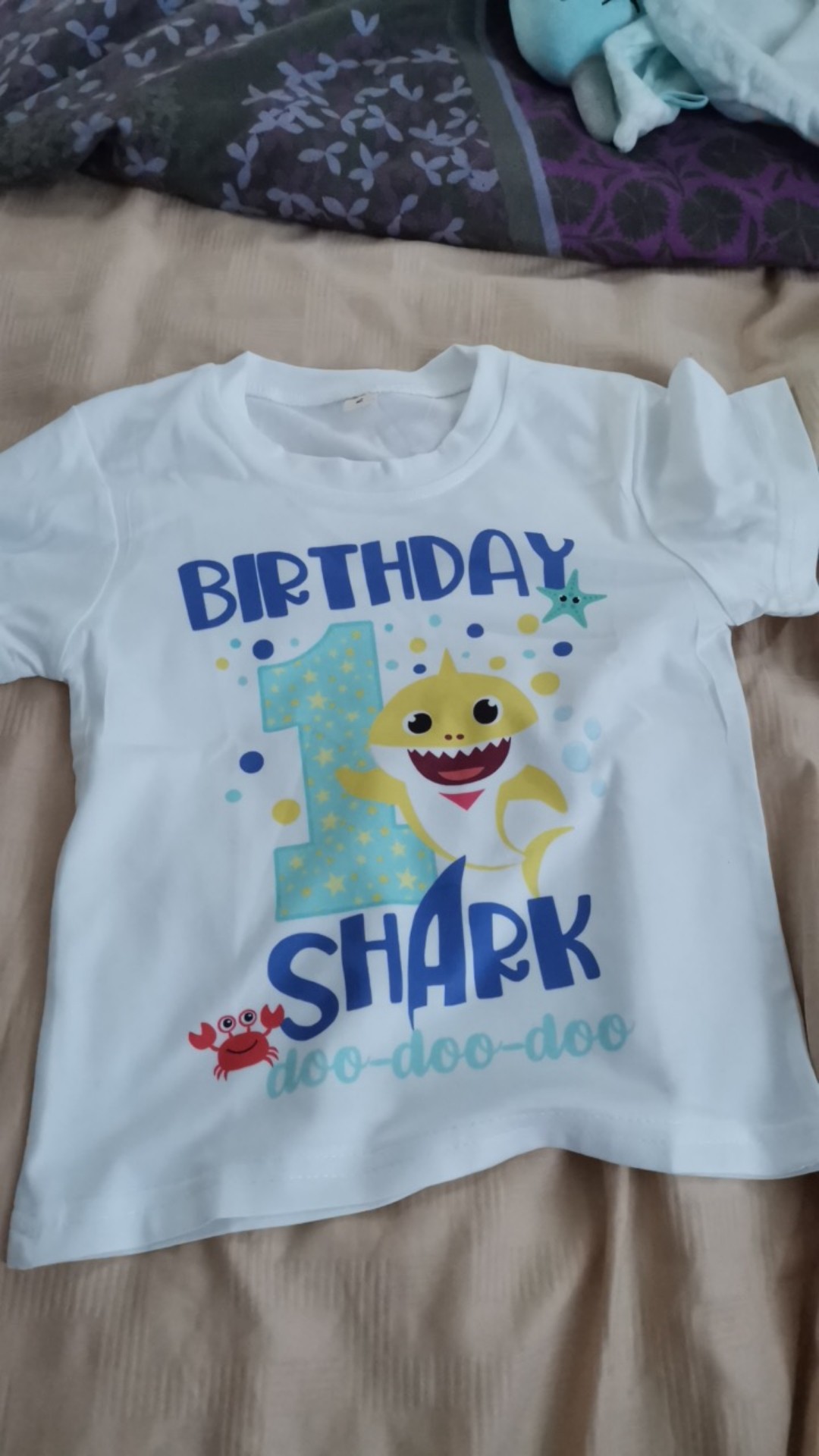 Baby Shark Birthday Shirt Boys Girls Birthday Shirts 1st Birthday T Shirt Baby Shark T Shirt Birthday Shark Shopee Singapore