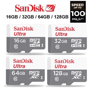 SanDisk Ultra 8GB / 16GB / 32GB / 64GB Class 10 MicroSD Memory Card Up to 10MB/S