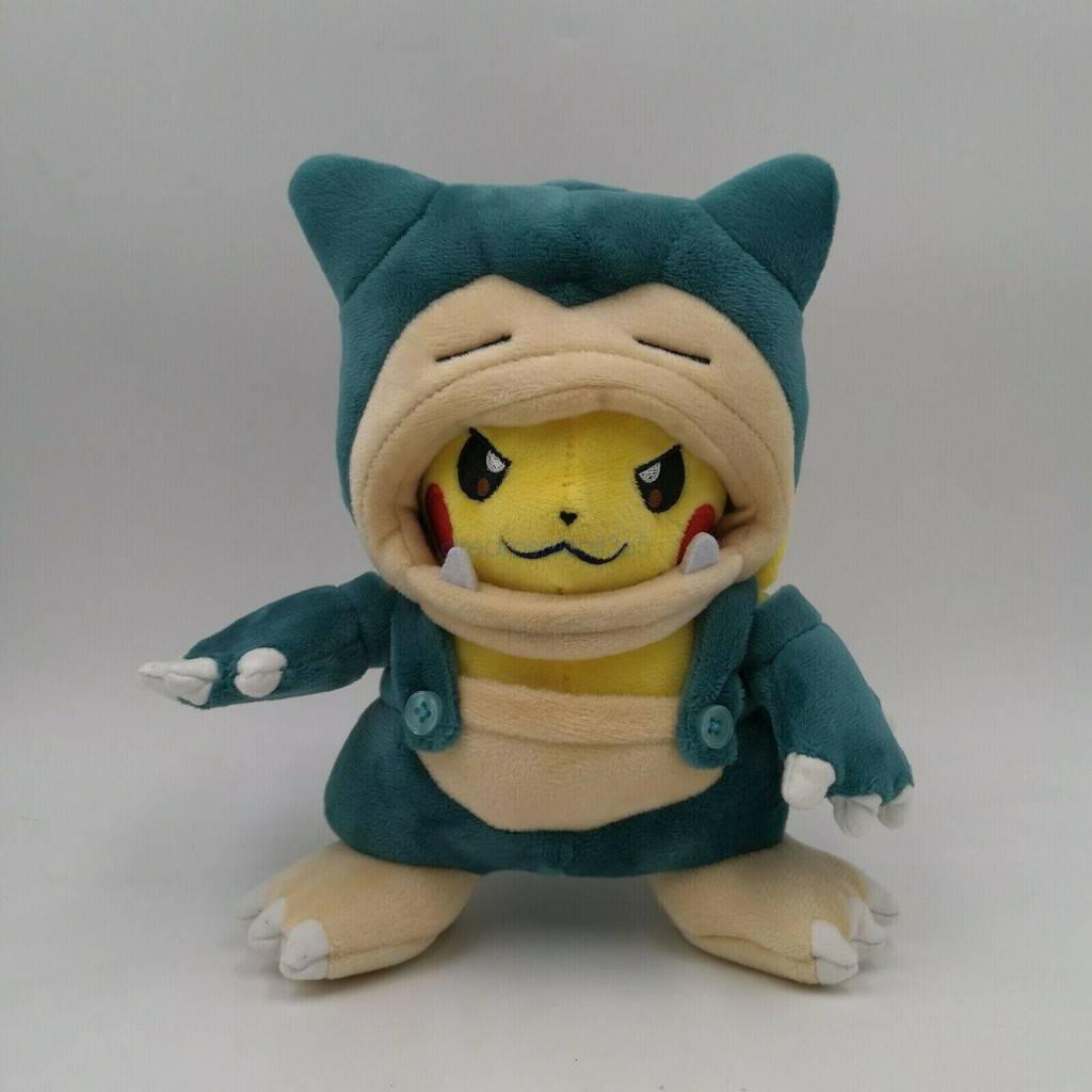 pikachu snorlax plush