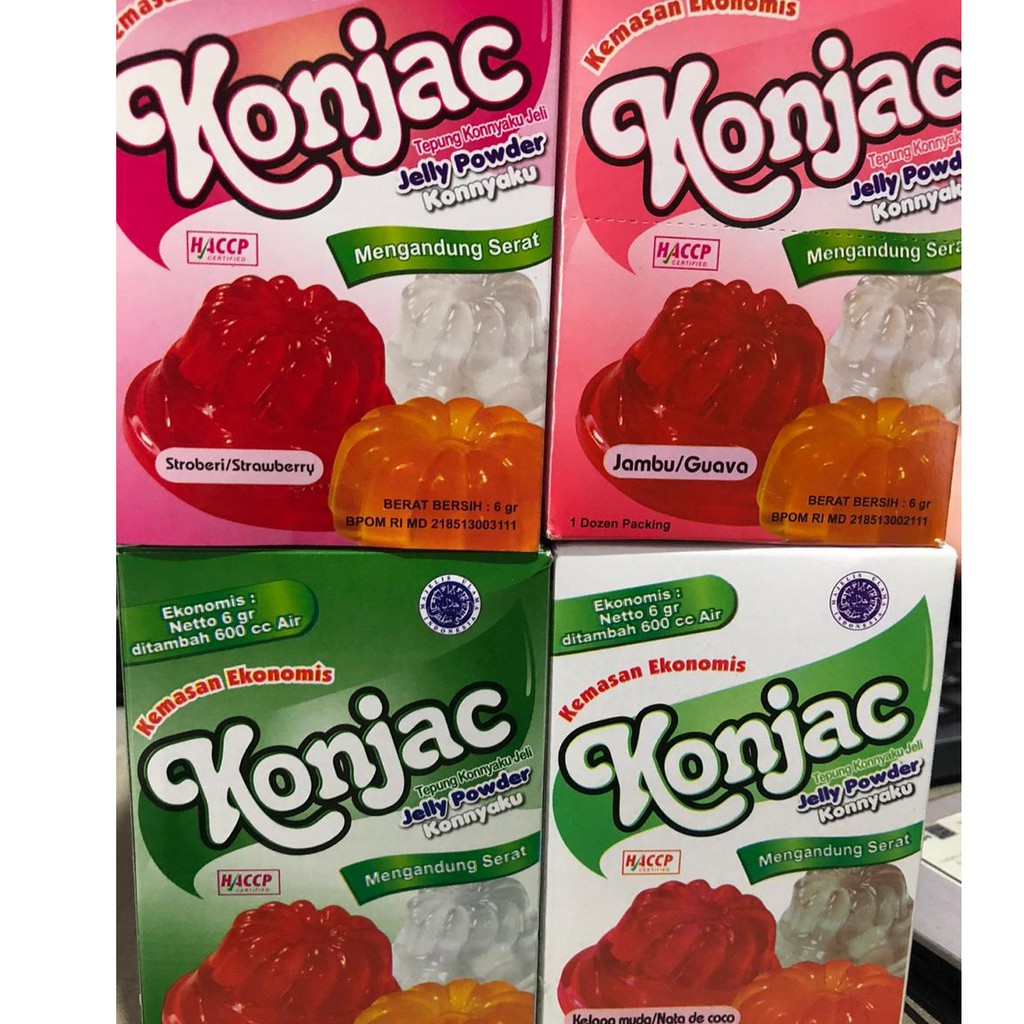 Konjac Jelly Powder Various Flavors 6gr Shopee Singapore
