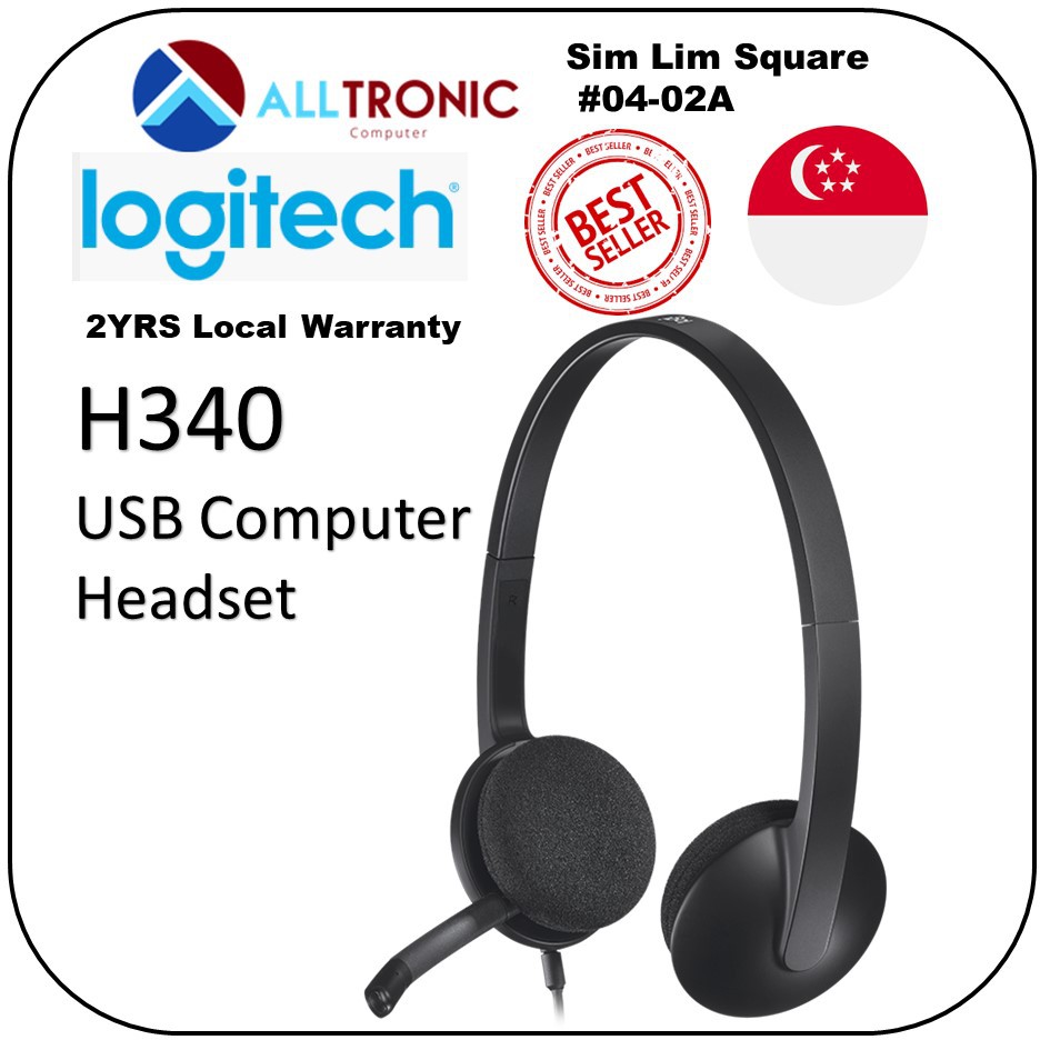 logitech h340 computer headset