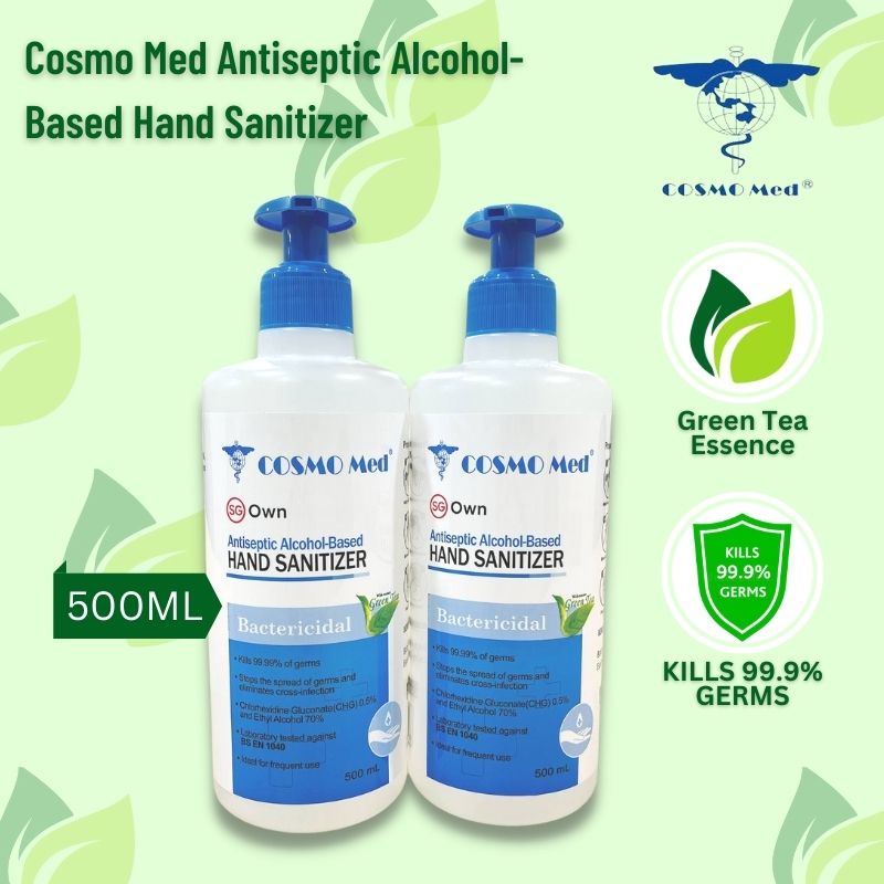 COSMO Med – Antiseptic Hand Sanitizer, Alcohol-based, 500ml | Shopee ...