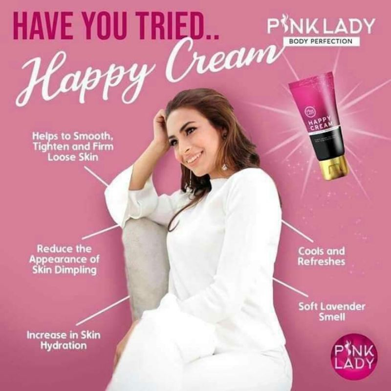 Happy Cream Pink Lady Original Free Delivery Sg Instocks Shopee Singapore