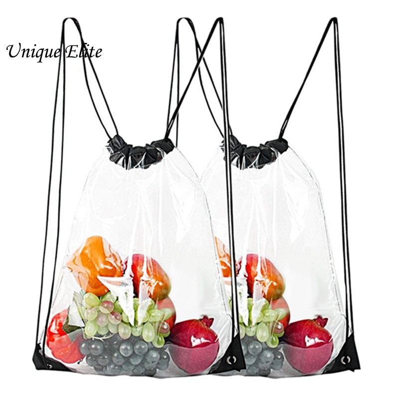 clear string bag