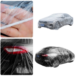 Transparent PE Plastic Car Cover Disposable Clear 100%Waterproof Rain Dust Home Appliance