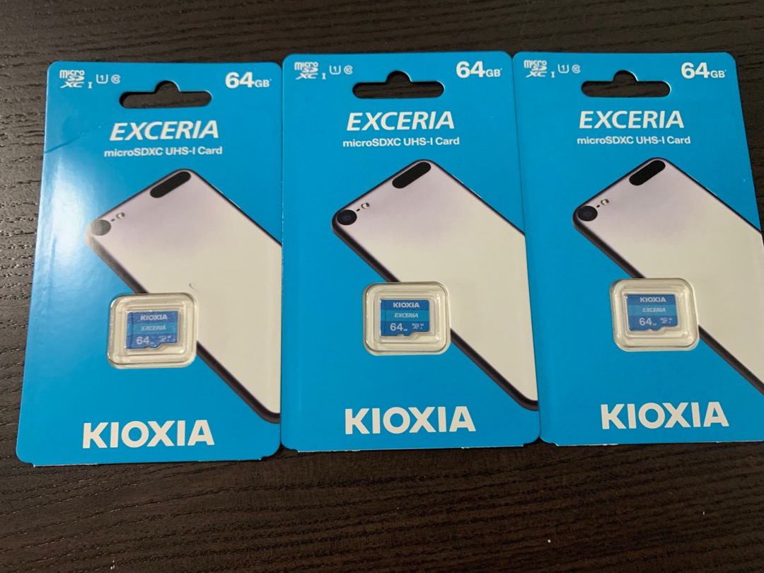 Kioxia Exceria 64GB Micro SD Card - SDHC UHS-I Class 10 U1 Full HD | Shopee  Singapore