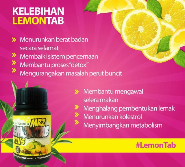 Mrz Lemontab Plus Free Gift Free Postage Shopee Singapore