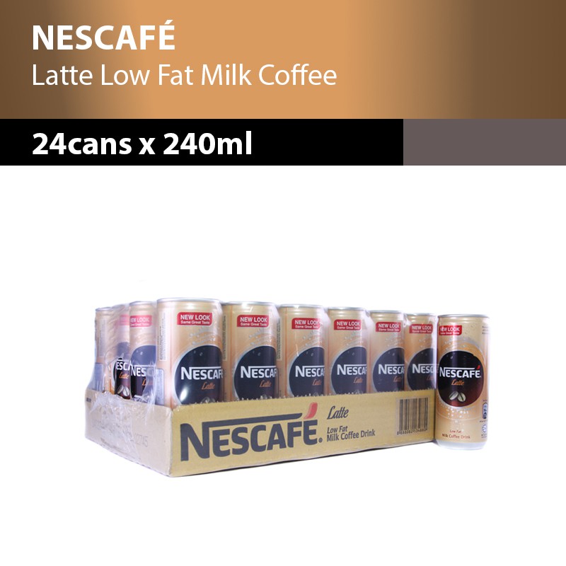 Nescafe Latte Milk Coffee Can Drink 24 x 240ml Shopee Singapore