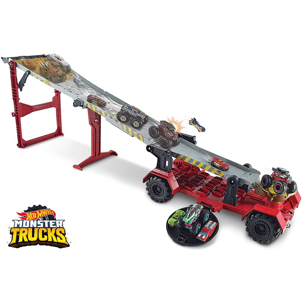 Hot Wheels Monster Trucks Downhill Race 