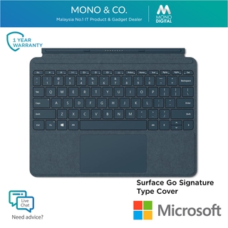 Microsoft Surface Pro Type Cover Signature Keyboard Black Poppy Red Ice Blue Lt Charcoal Shopee Singapore