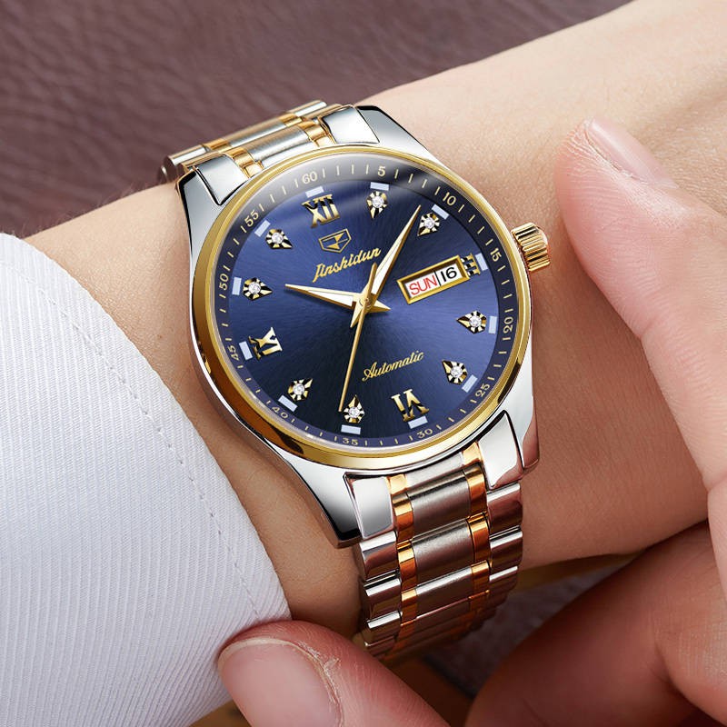Jam tangan Swiss brand Jin Shidun watch male automatic Jam tangan Swiss brand Jin Shidun watch male automatic