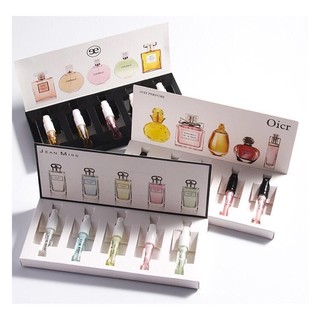 [malaysia ready stock] the beauty street 5 in 1 3ml flower fragrance mini pocket perfume gift set minyak wangi hadiah