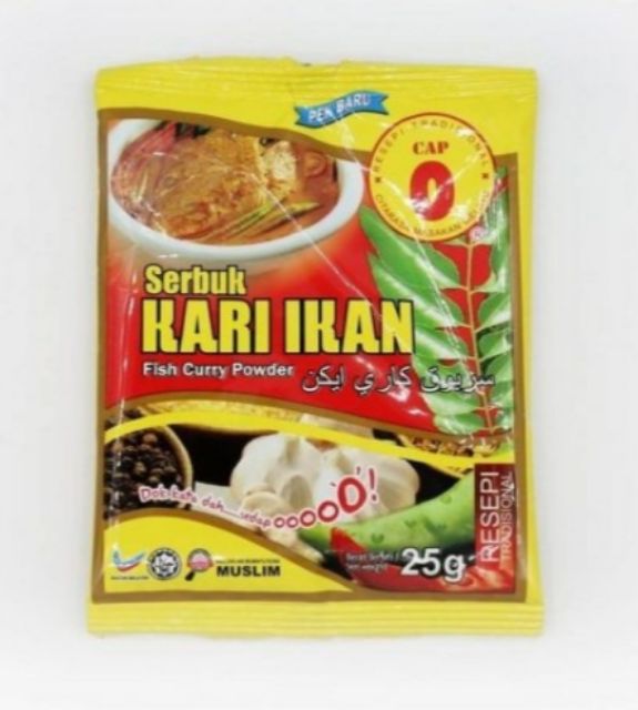 Top Sale Fish Curry Powder Cap O 25g Shopee Singapore