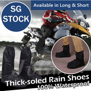Image of 100% Waterproof Thick-soled Rain Shoes Boots Cover